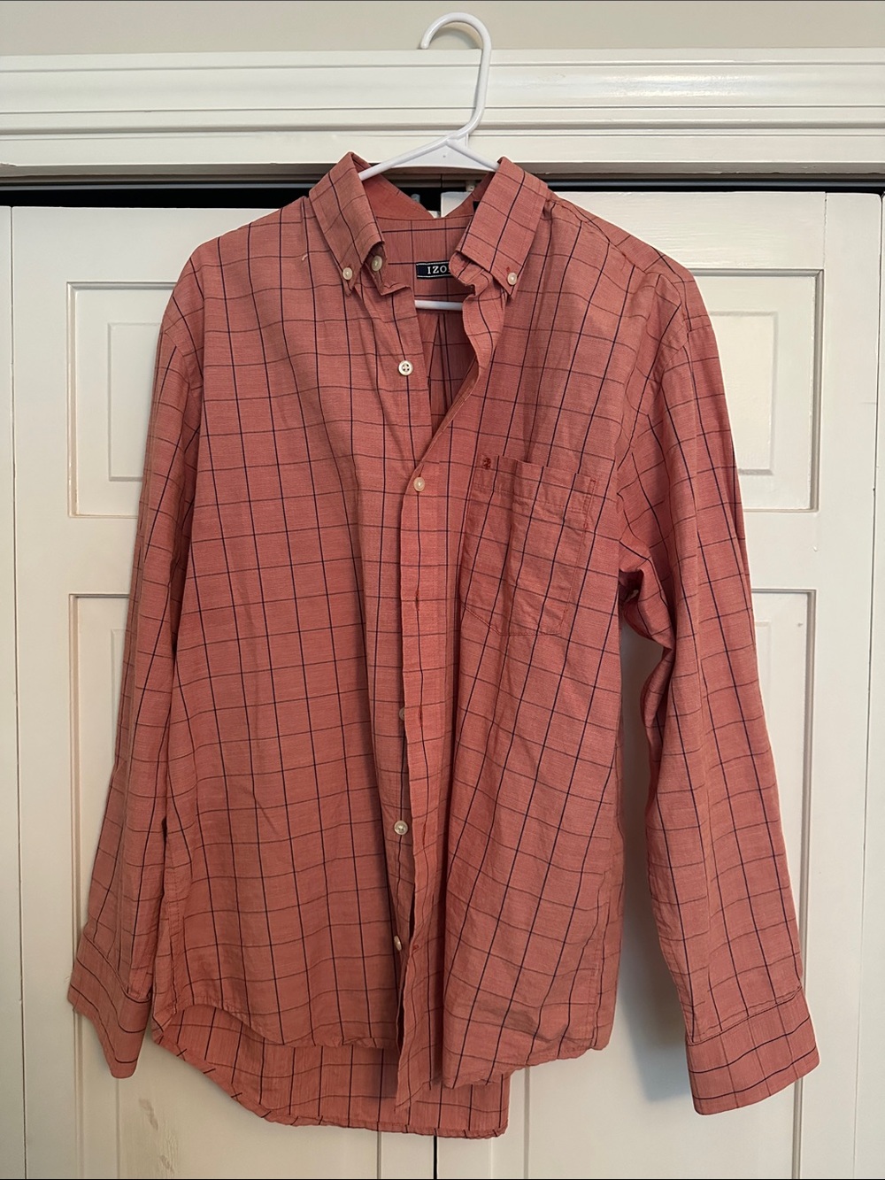 Men's Izod Button Down - Coral